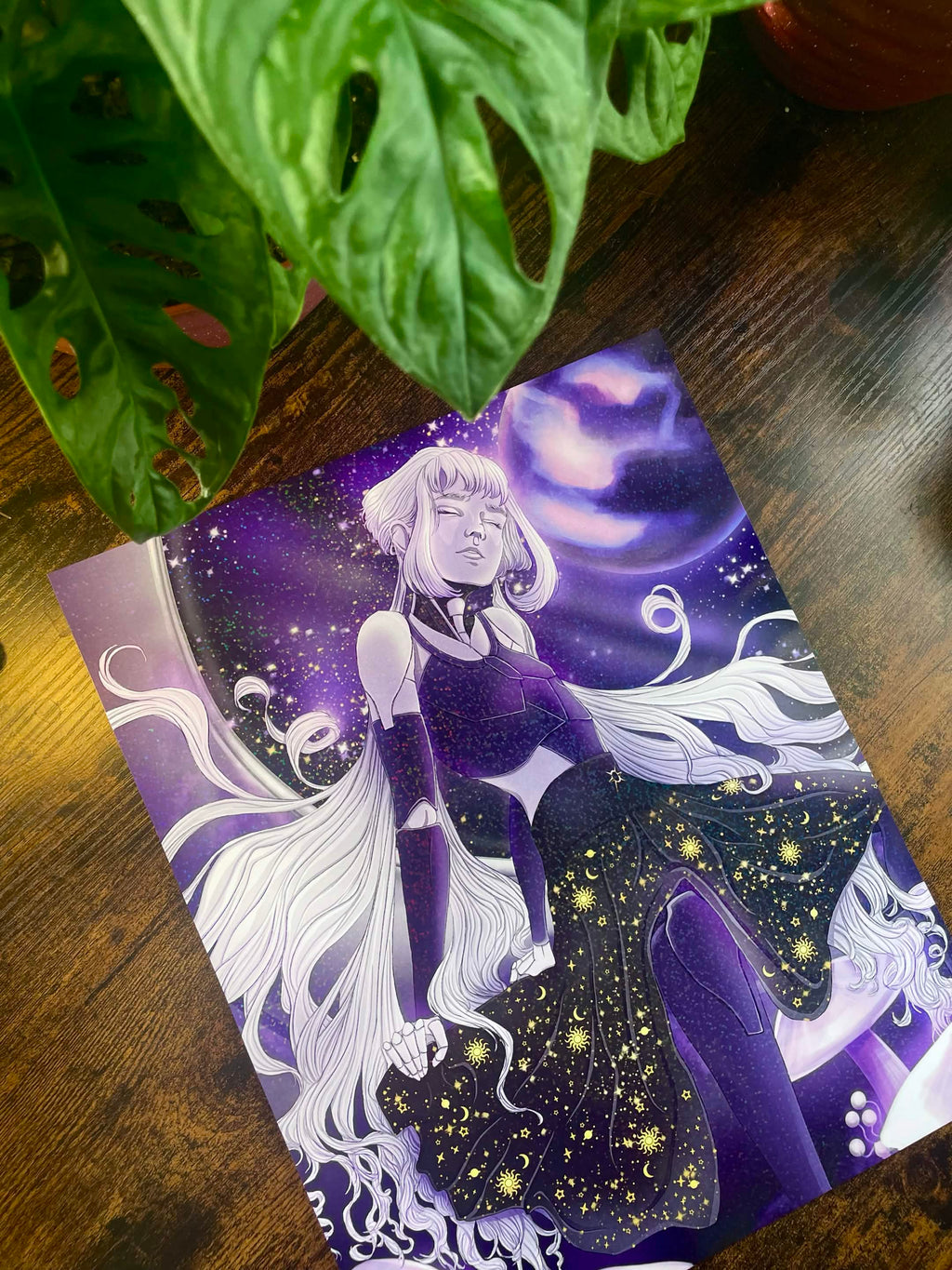 NEW! Cosmic Hearth "Sola" 11x14 Holographic Print