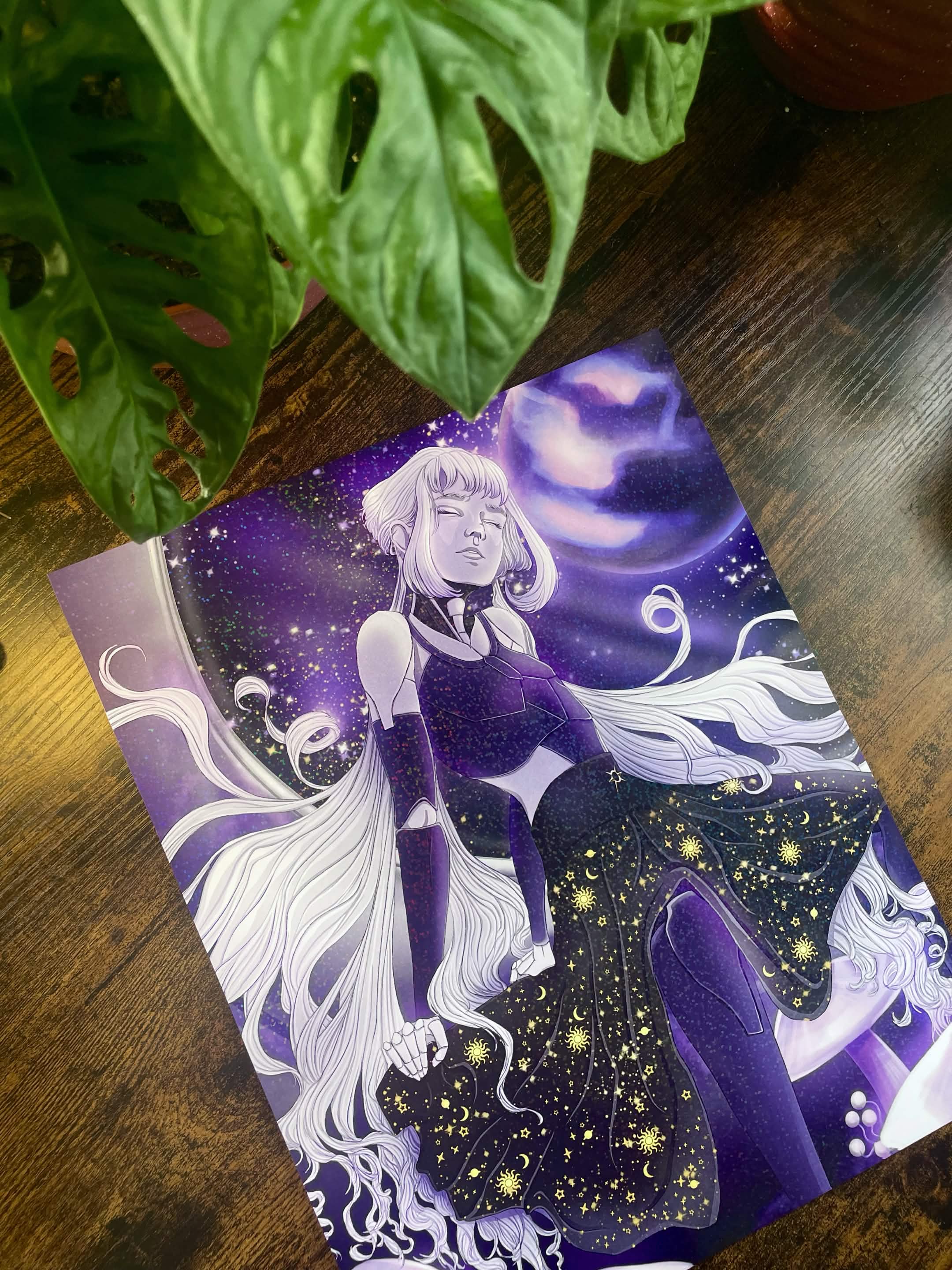 NEW! Cosmic Hearth "Sola" 11x14 Holographic Print