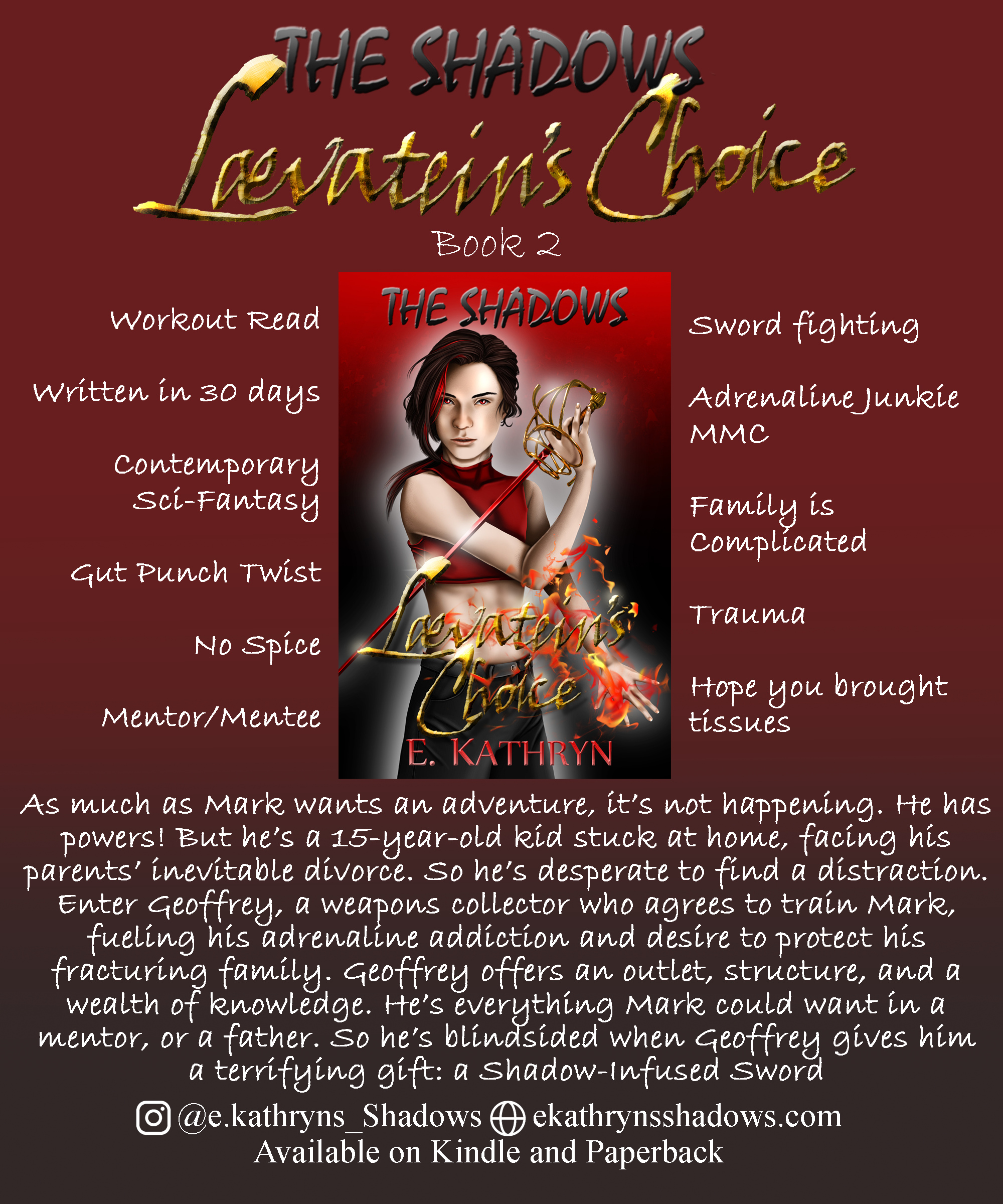 2 The Shadows: Laevatein's Choice Paperback