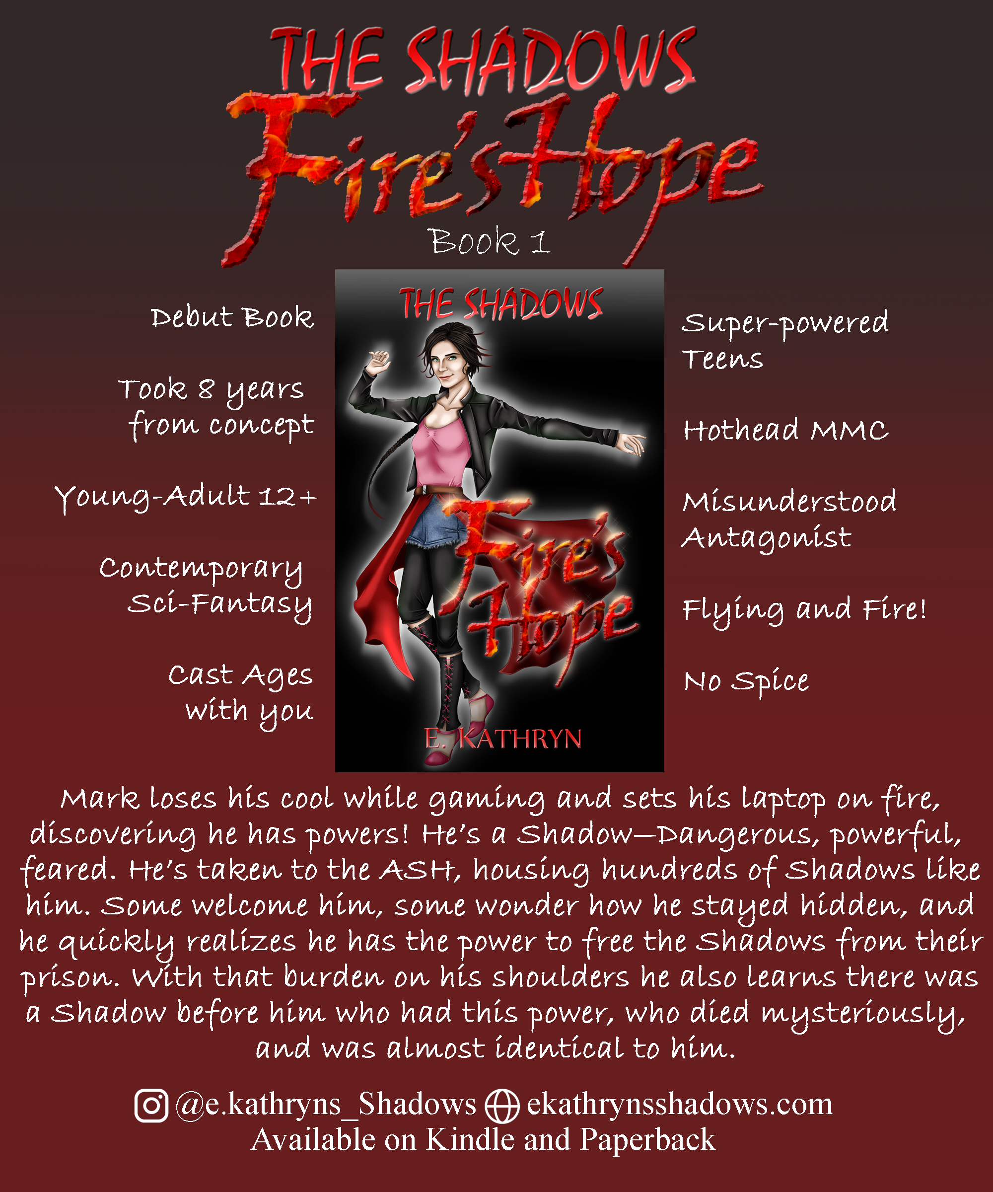 1 The Shadows: Fire's Hope Paperback